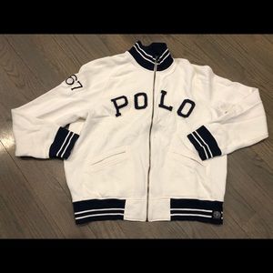 Polo Ralph Lauren spell out baseball track jacket